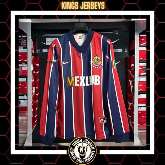 Chivas  Manga Larga Nike 1997 Visita Versión Retro